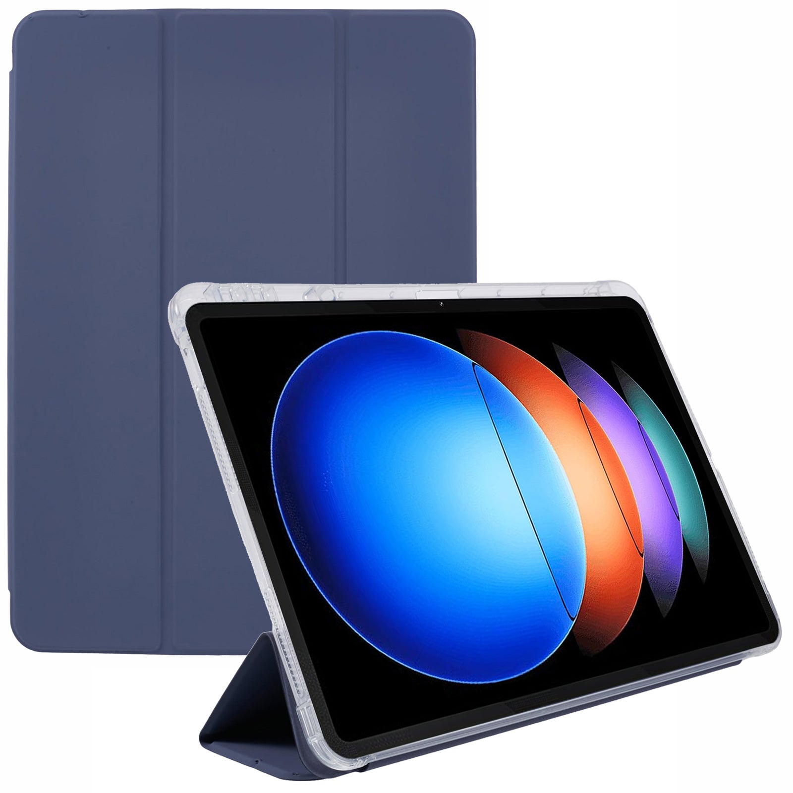 For Xiaomi Pad 6S Pro 12.4 Case Tri-fold Stand Leather Tablet Cover with Pen Slot For Xiaomi Pad 6S Pro 12.4 Case Tri-fold Stand Leather Tablet Cover with Pen Slot